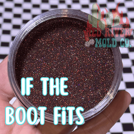 If the boot fits Premium Ultra Fine Glitter Dust (1/256) holographic - Red River Mold Co