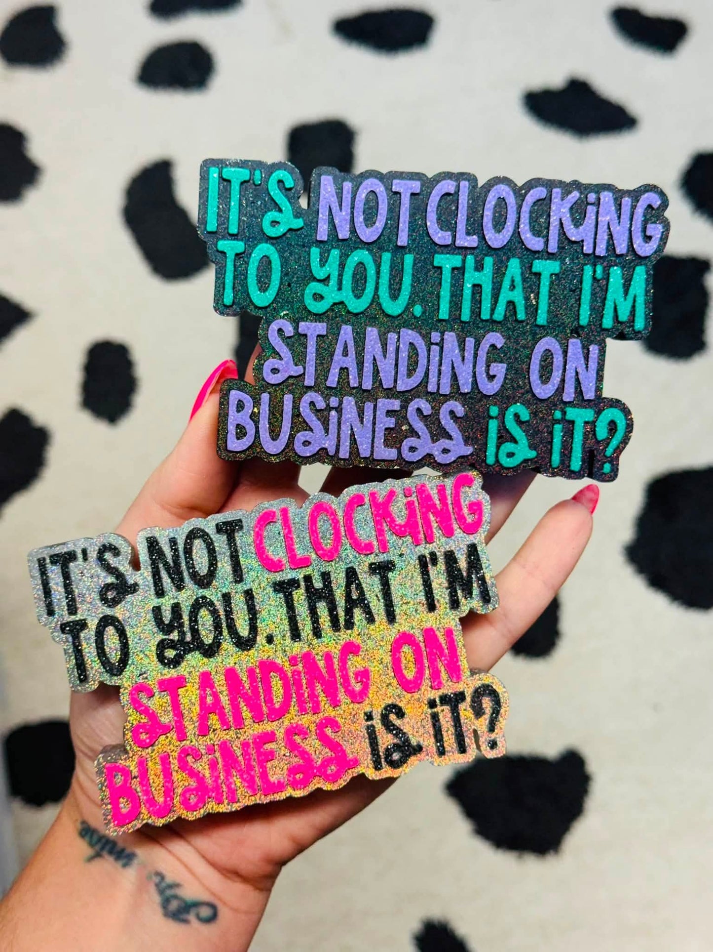 It's not clocking to you Silicone Freshie Mold - Red River Mold Co