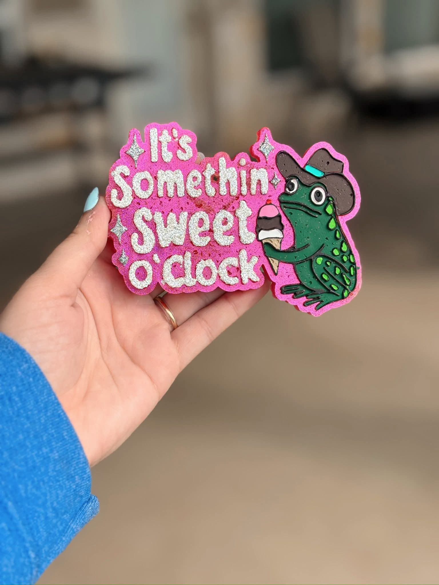 It's Somethin Sweet O'Clock Silicone Freshie Mold - Red River Mold Co