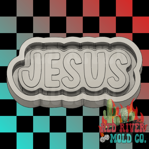 Jesus Silicone Freshie Mold - Red River Mold Co