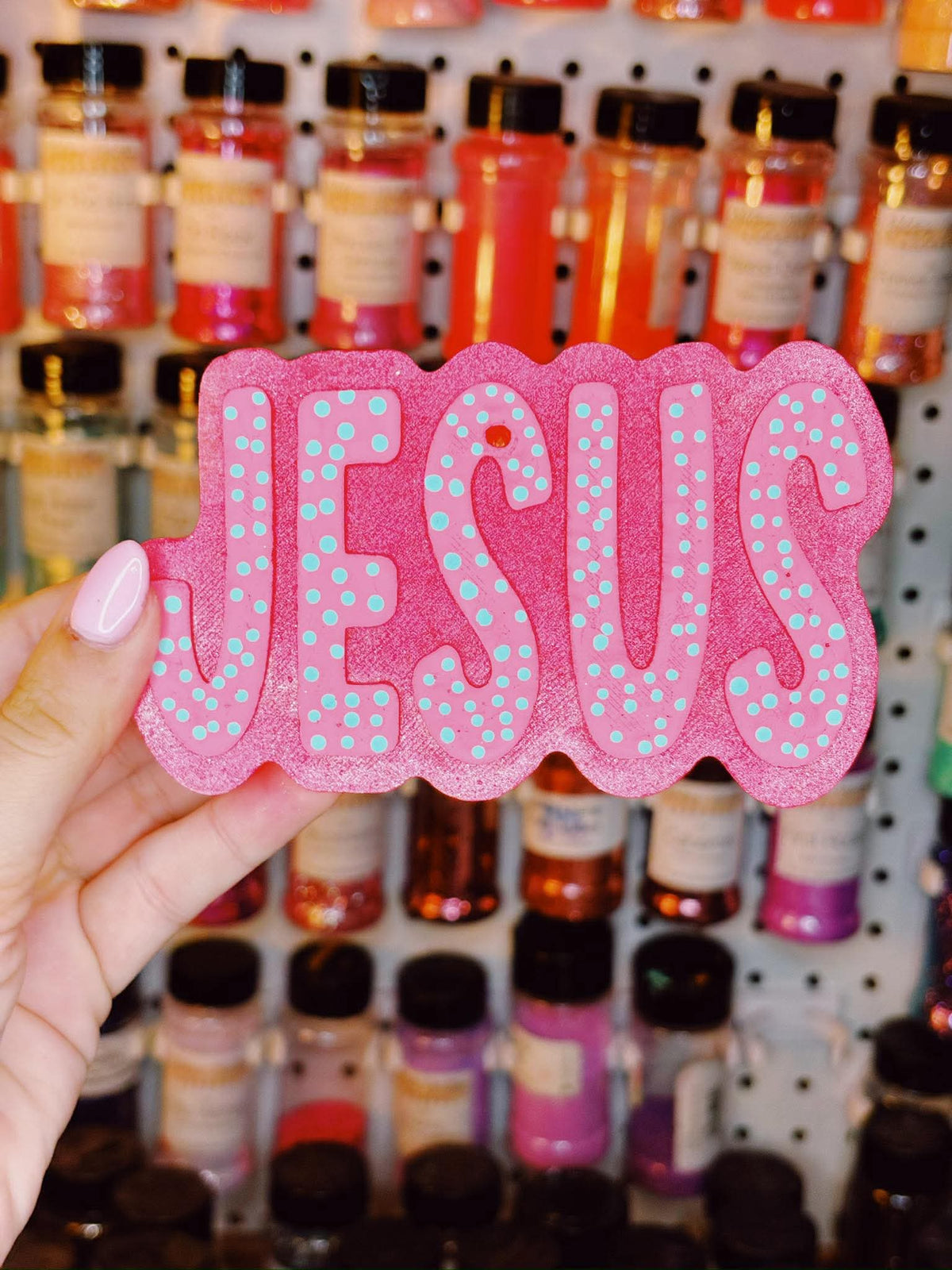 Jesus Silicone Freshie Mold - Red River Mold Co