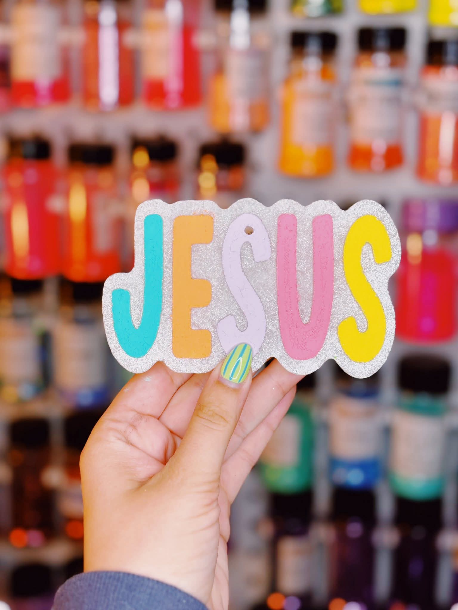 Jesus Silicone Freshie Mold - Red River Mold Co