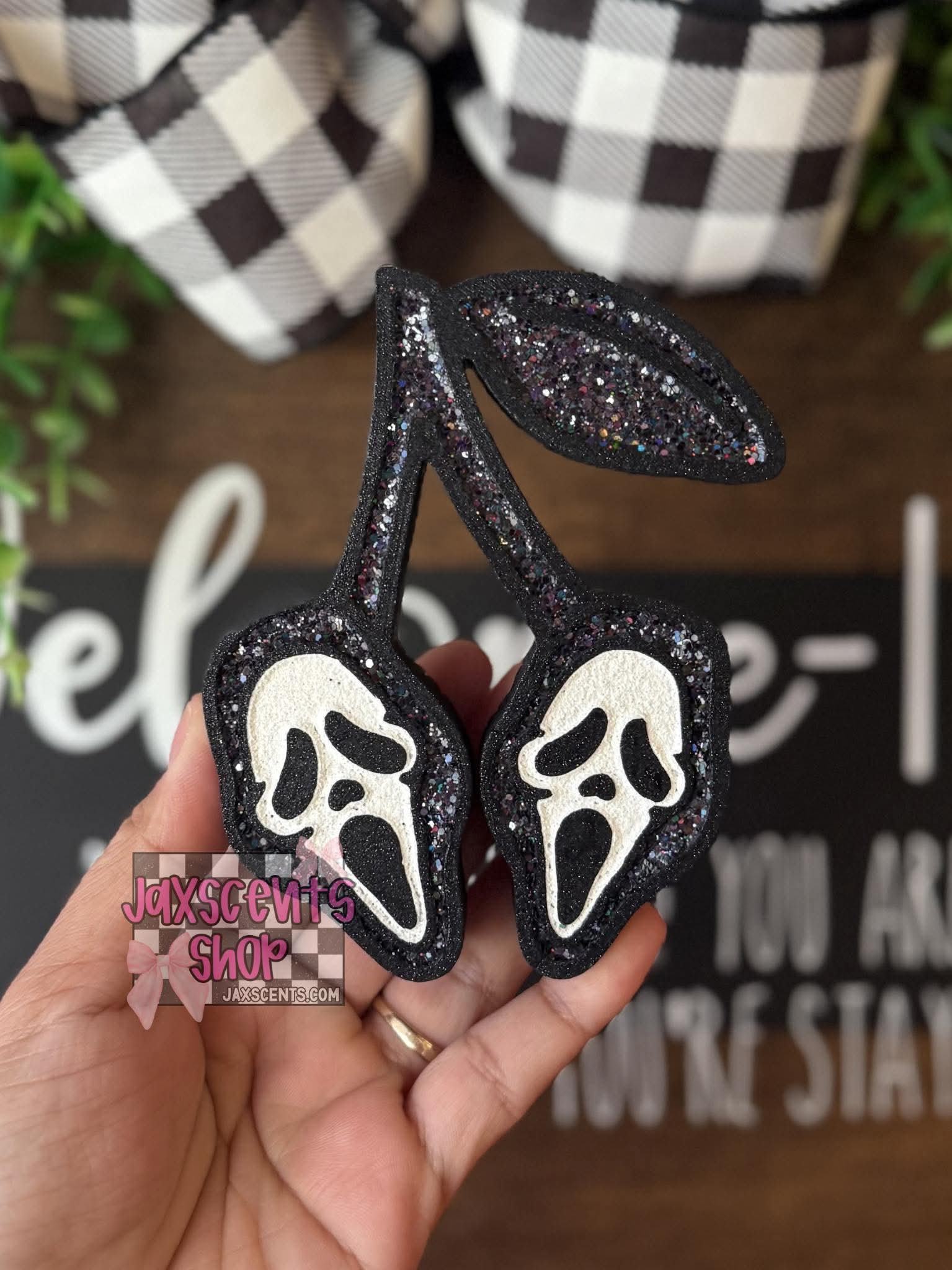 Killer Ghost Cherries Silicone Freshie Mold - Red River Mold Co