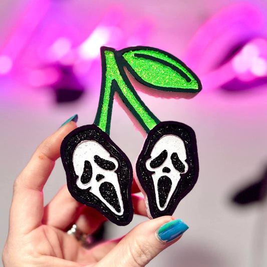 Killer Ghost Cherries Silicone Freshie Mold - Red River Mold Co