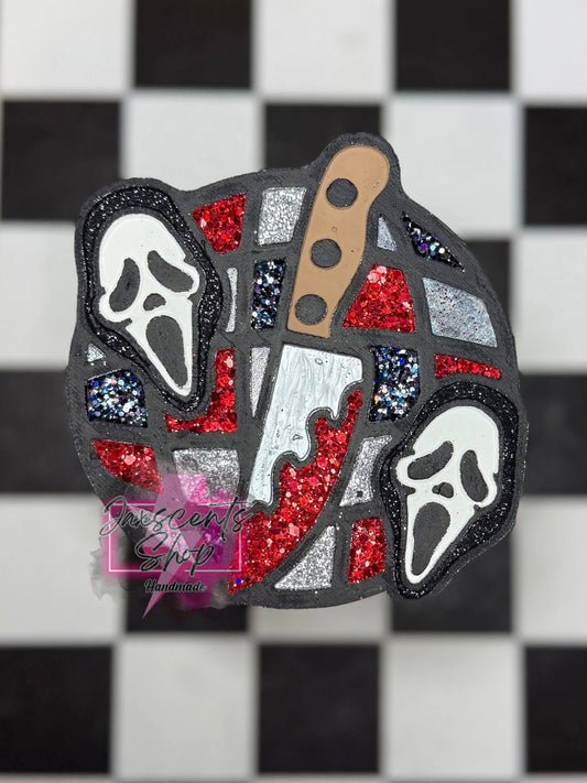Killer Ghost Disco Ball Silicone Freshie Mold - Red River Mold Co
