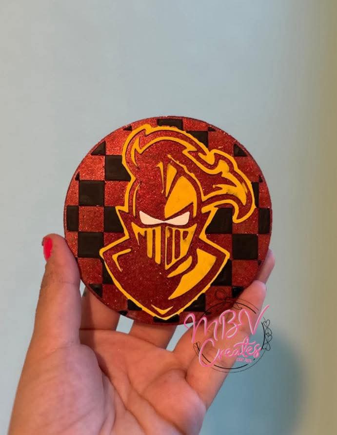 Knight Mascot 4 in Round Mold Insert - Red River Mold Co