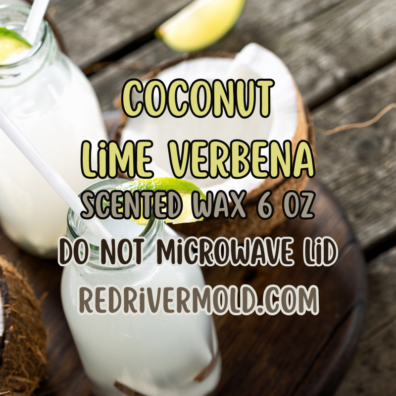 Coconut Lime Verbena Pre-Scented Wax 6oz