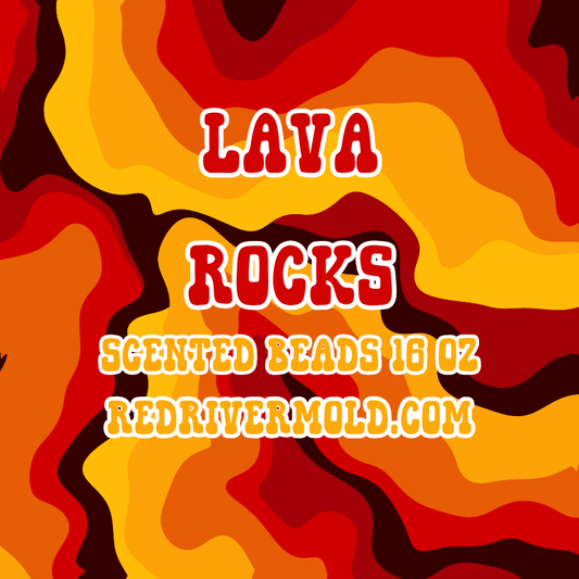 Lava Rocks Scented Aroma Beads 16 oz - Red River Mold Co