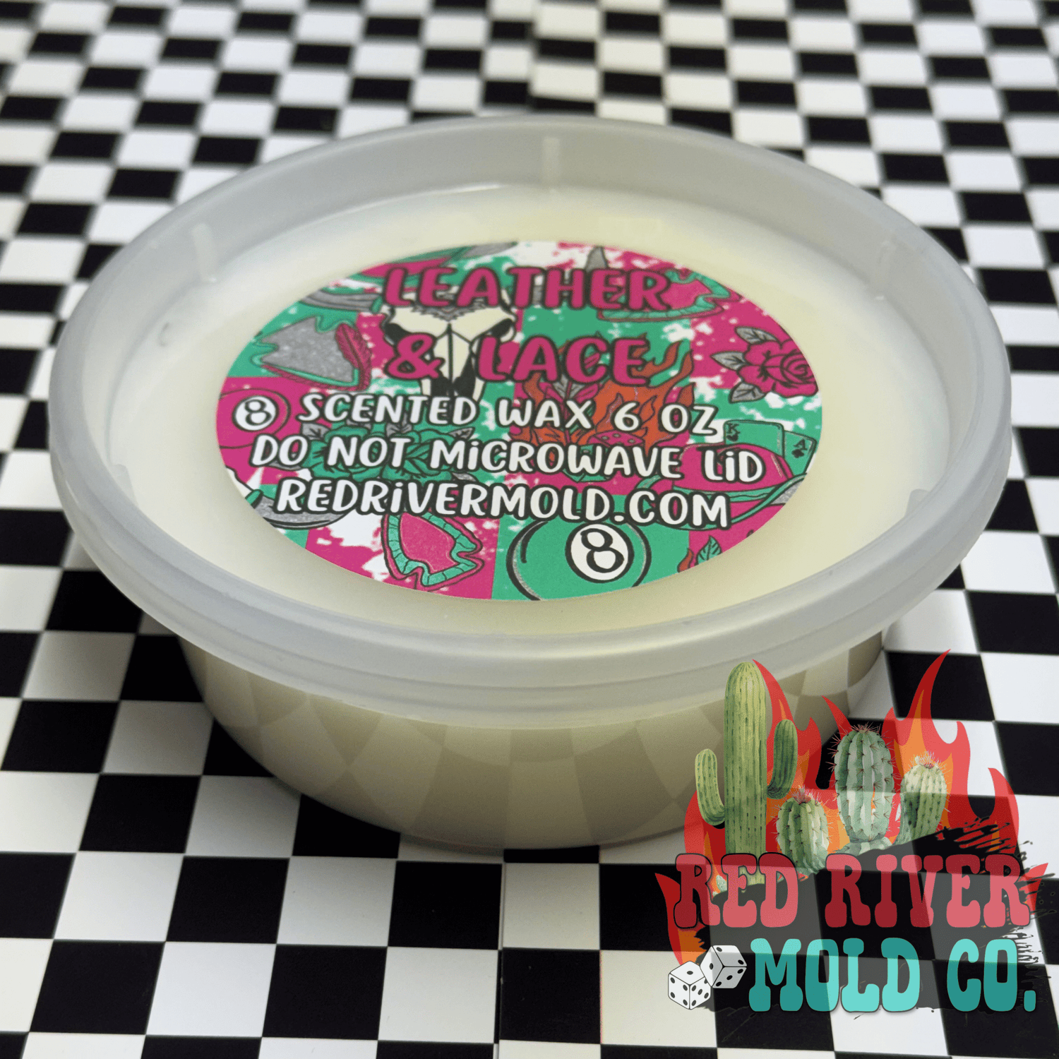 Leather & Lace Pre - Scented Wax 6oz - Red River Mold Co