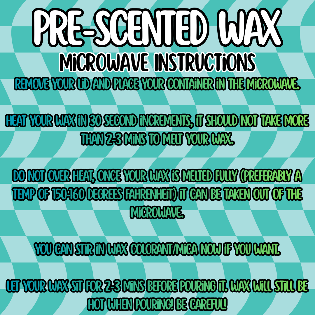 Leather & Lace Pre - Scented Wax 6oz - Red River Mold Co