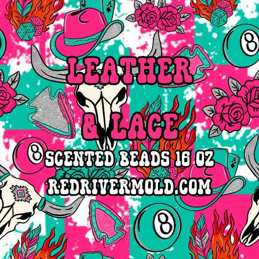 Leather & Lace Scented Aroma Beads 16 oz - Red River Mold Co