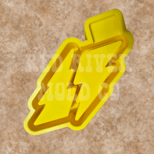 Lightning Bolt Vent Freshie/wax melt Mold - Red River Mold Co