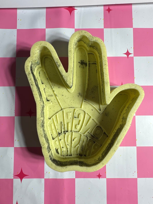 Live Long and Prosper Hand Destash Silicone Freshie Mold - Red River Mold Co