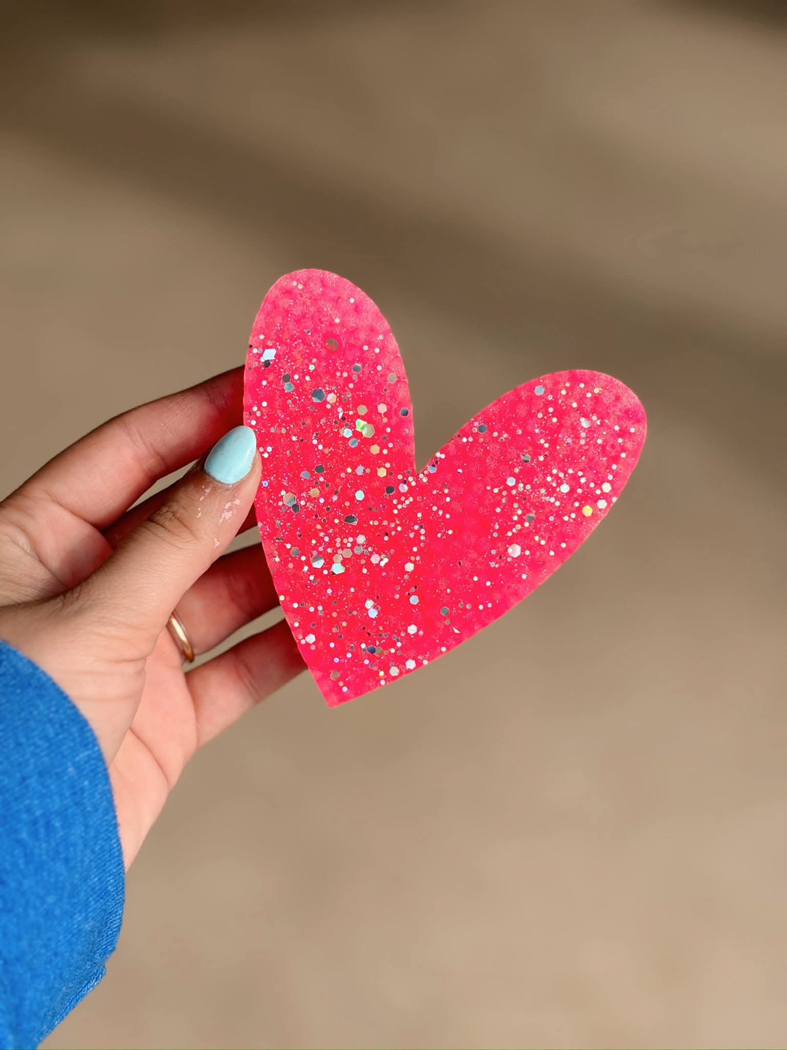 Long Heart Silicone Freshie Mold - Red River Mold Co