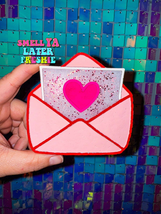 Love Letter Envelope Silicone Freshie Mold - Red River Mold Co
