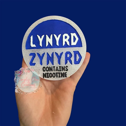 Lynyrd Zynyrd Can silicone freshie mold - Red River Mold Co