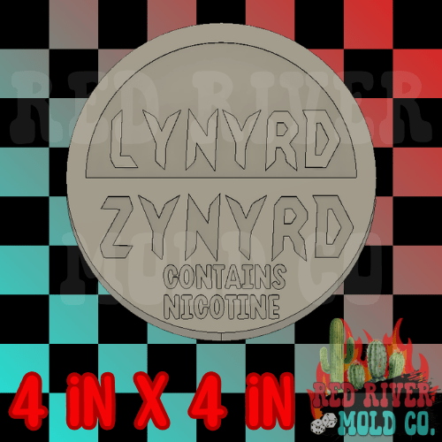 Lynyrd Zynyrd Can silicone freshie mold - Red River Mold Co