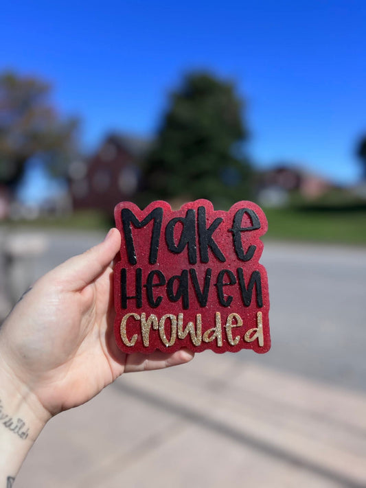 Make Heaven Crowded Silicone Freshie Mold - Red River Mold Co