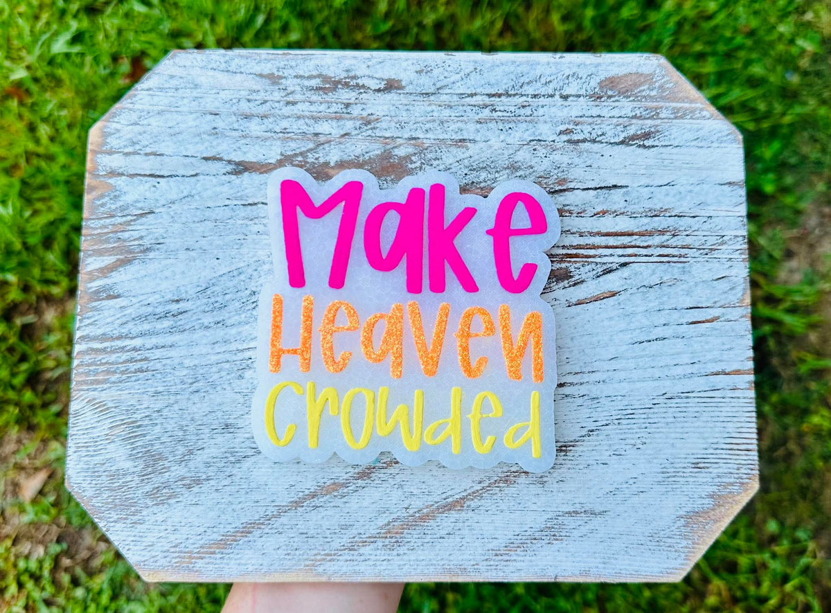Make Heaven Crowded Silicone Freshie Mold - Red River Mold Co