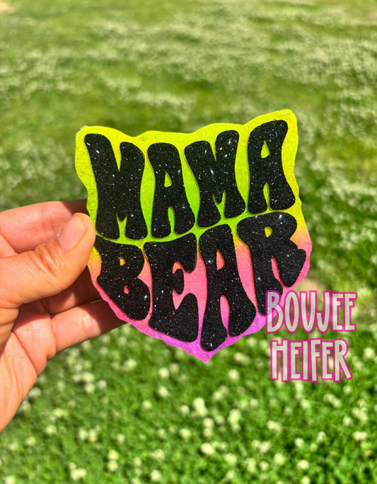 Mama Bear Silicone Freshie Mold - Red River Mold Co