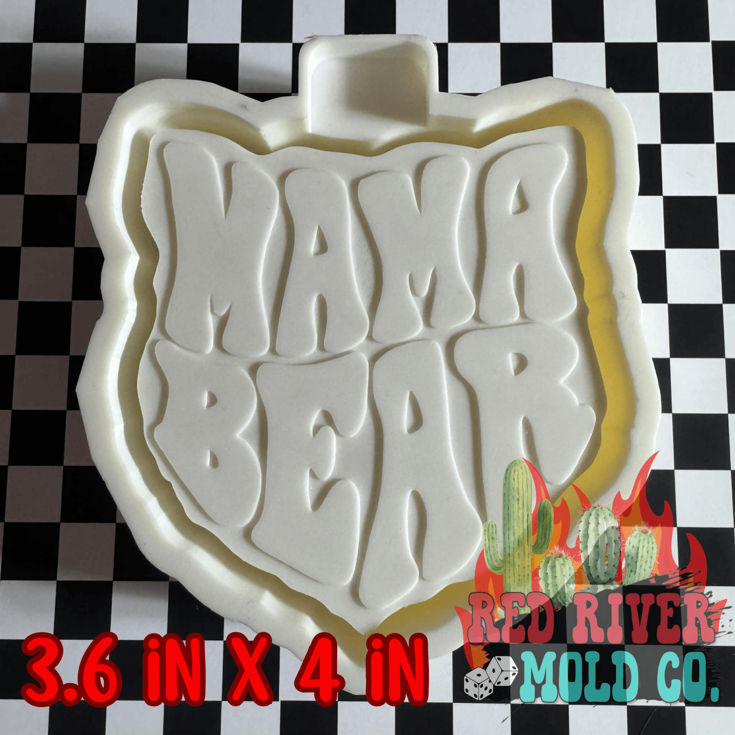Mama Bear Silicone Freshie Mold - Red River Mold Co