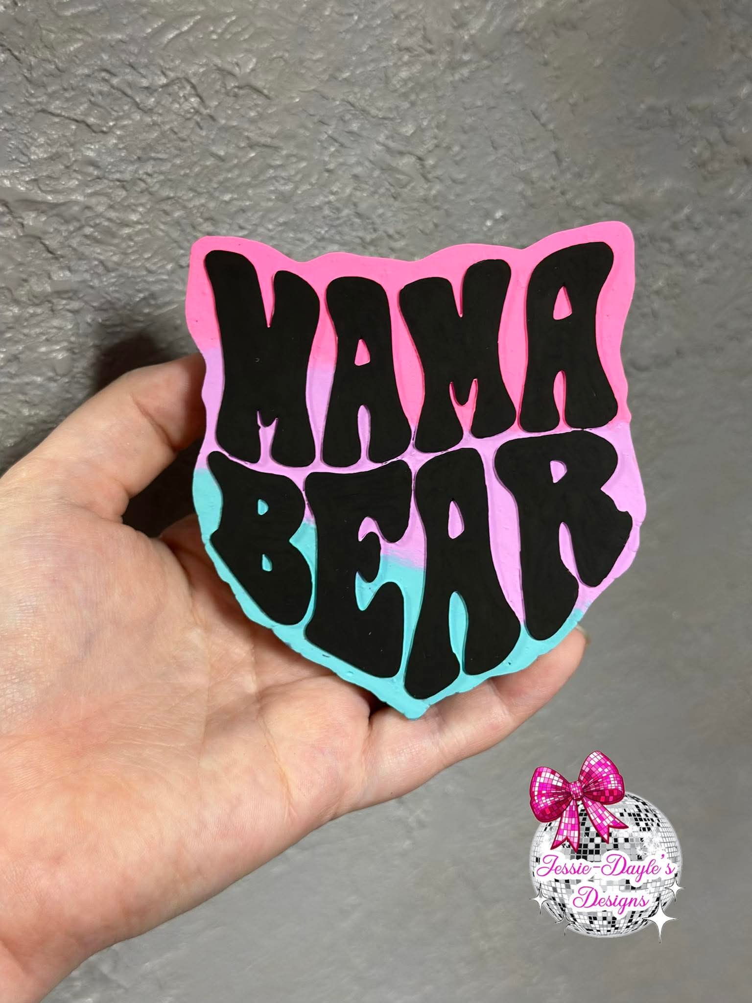 Mama Bear Silicone Freshie Mold - Red River Mold Co