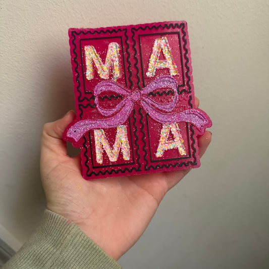 Mama with a bow Multi Stamp Mold Insert - Red River Mold Co