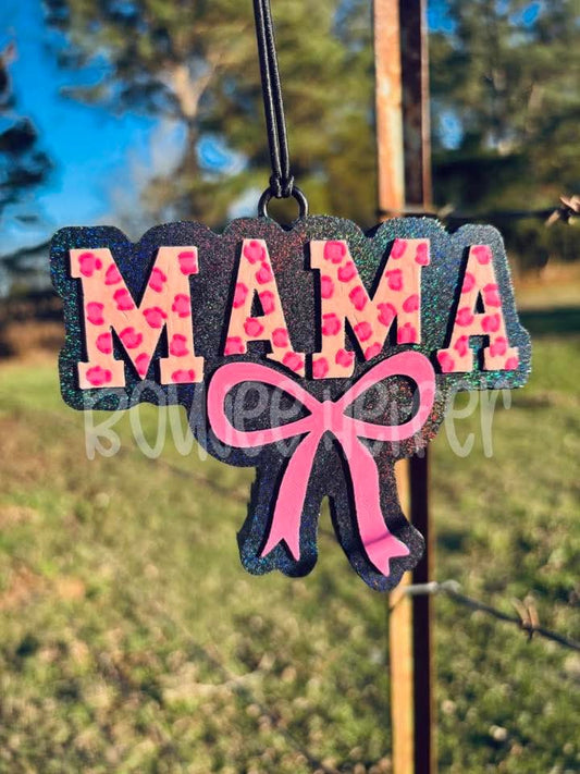 MAMA With A Bow Silicone Freshie Mold - Red River Mold Co