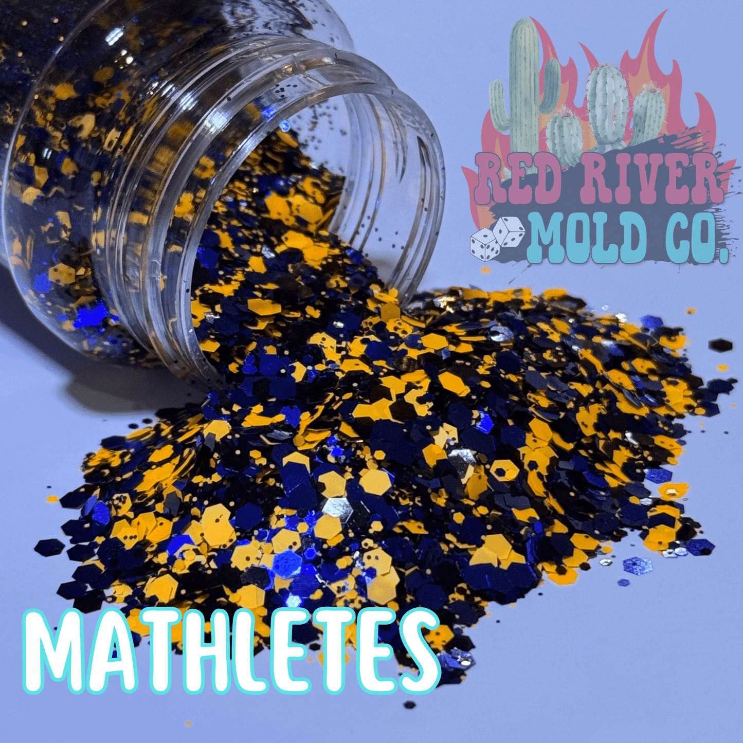 Mathletes Premium Chunky Glitter (Metallic) - Red River Mold Co
