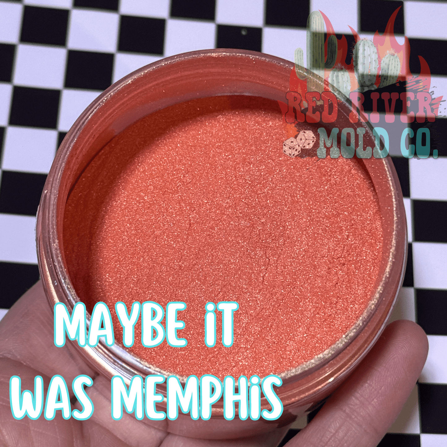Maybe it was Memphis Premium Mica/Pigment Powder - Red River Mold Co