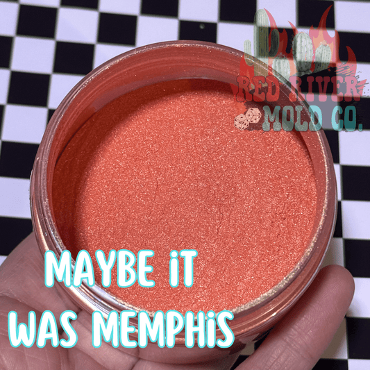 Maybe it was Memphis Premium Mica/Pigment Powder - Red River Mold Co