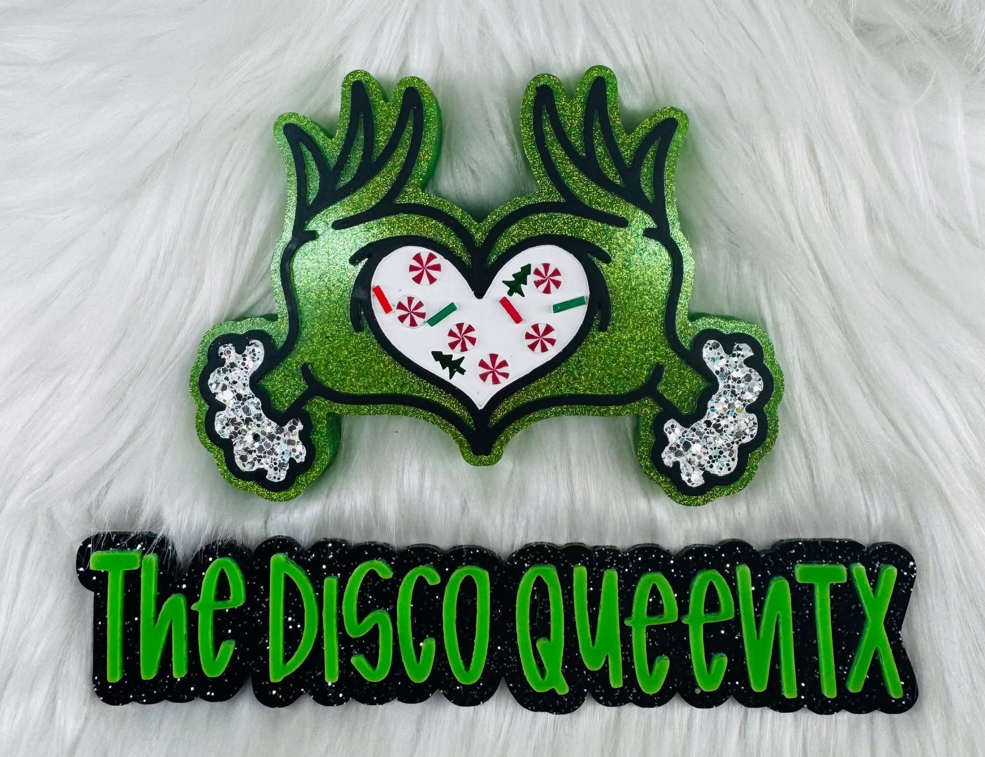 Mean One Heart Hands Silicone Freshie Mold - Red River Mold Co