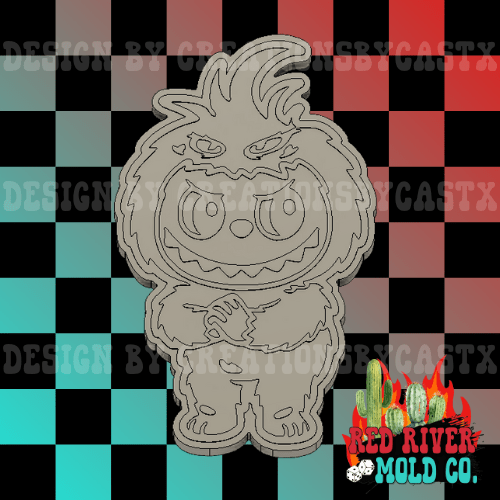 Mean One La Bu Bu Silicone Freshie Mold - Red River Mold Co