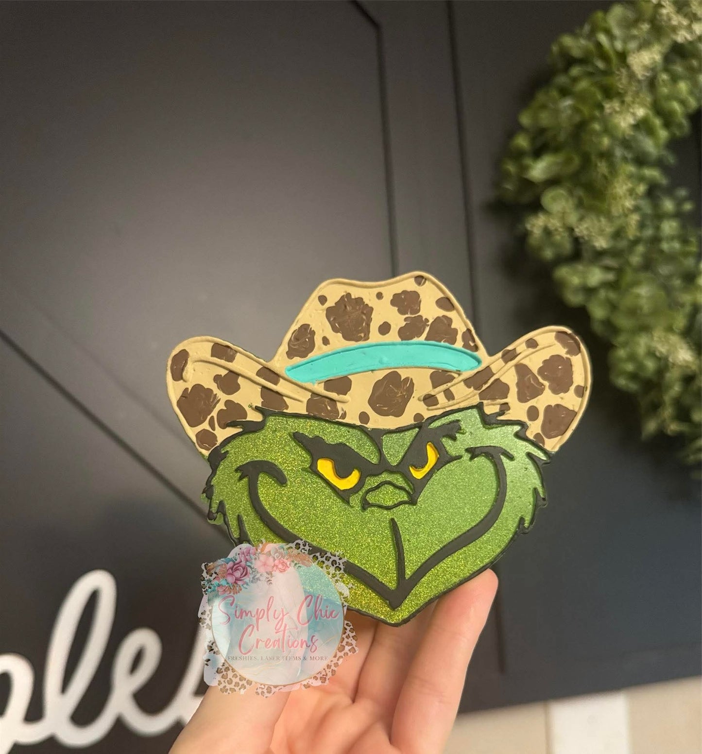 Mean One with A Cowboy Hat Silicone Freshie Mold - Red River Mold Co