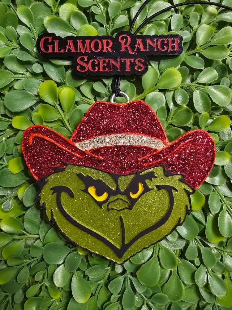 Mean One with A Cowboy Hat Silicone Freshie Mold - Red River Mold Co