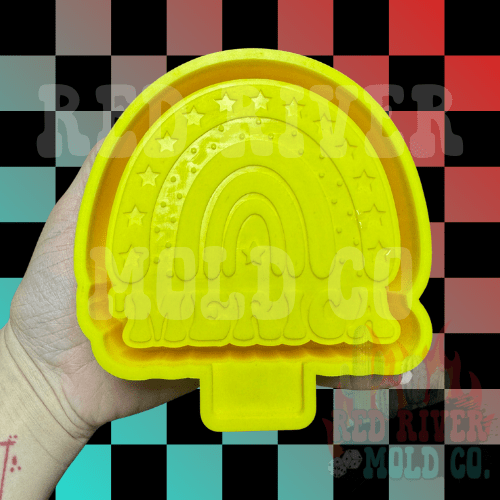 'Merica Rainbow Silicone Freshie Mold - Red River Mold Co