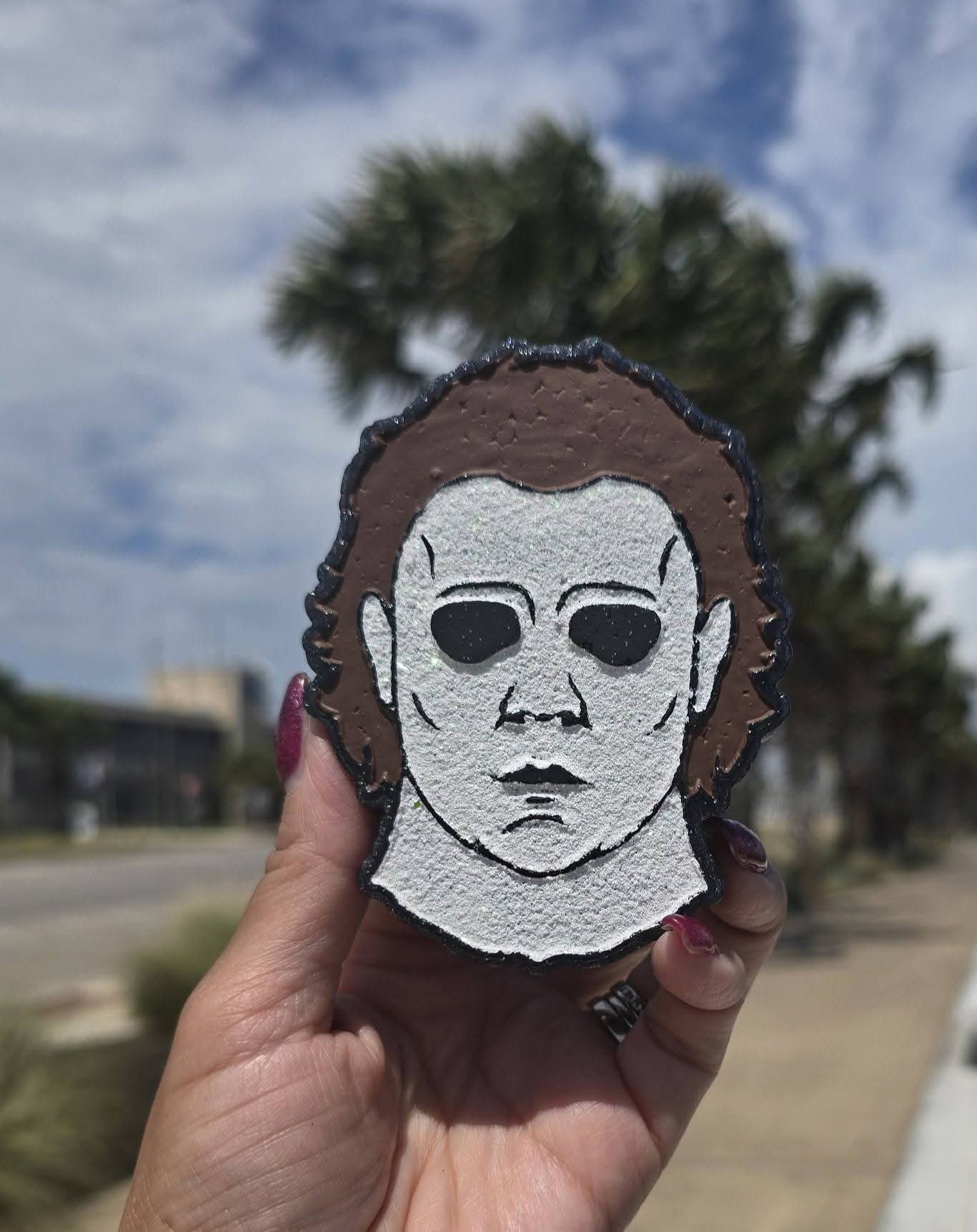 Mike Face Silicone Freshie Mold - Red River Mold Co