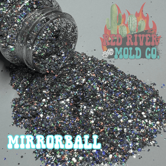 Mirrorball Premium Mini Chunky Glitter (holographic) - Red River Mold Co