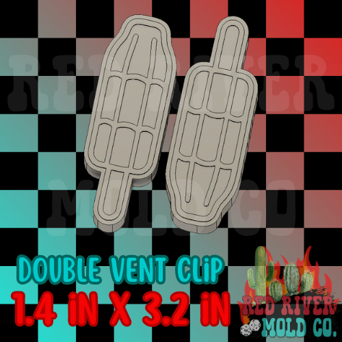 Bomb pop Silicone Double Vent Freshie Mold