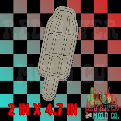 Bomb Pop silicone freshie mold