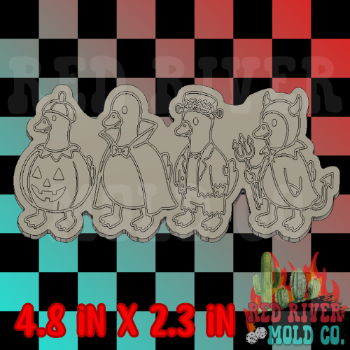 Halloween Geese Silicone Freshie Mold