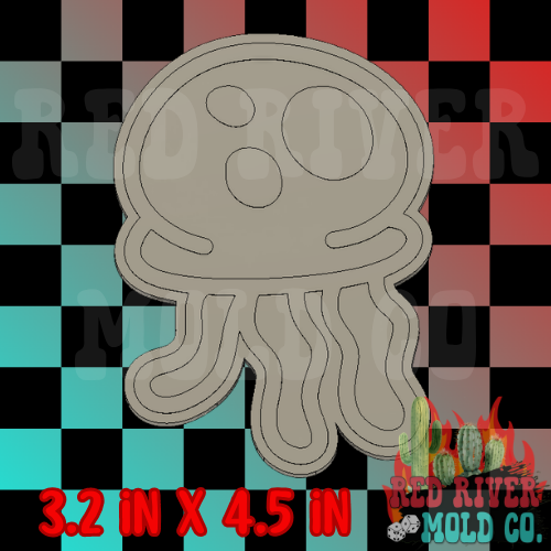 Jelly Fish Silicone Freshie Mold