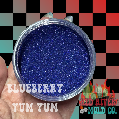 Blueberry Yum Yum Premium Ultra Fine Glitter Dust (1/256) Holographic