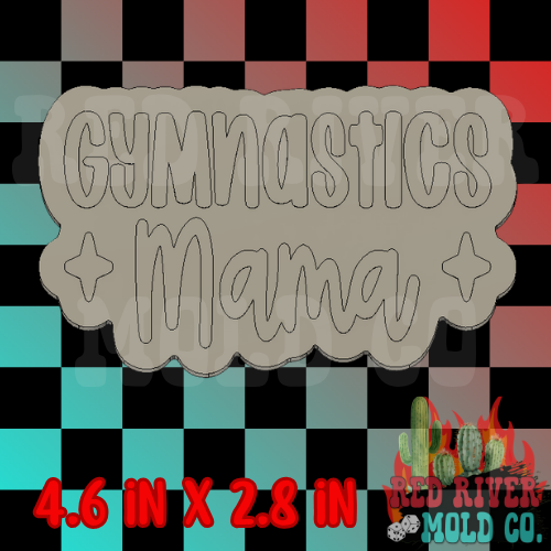 Gymnastics mama Silicone Freshie Mold