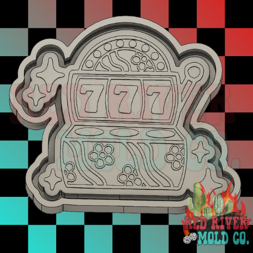 Groovy Slot Machine Silicone Freshie Mold