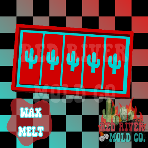 Cactus Silicone Wax Melt Snap Bar Mold (AGS Mold)