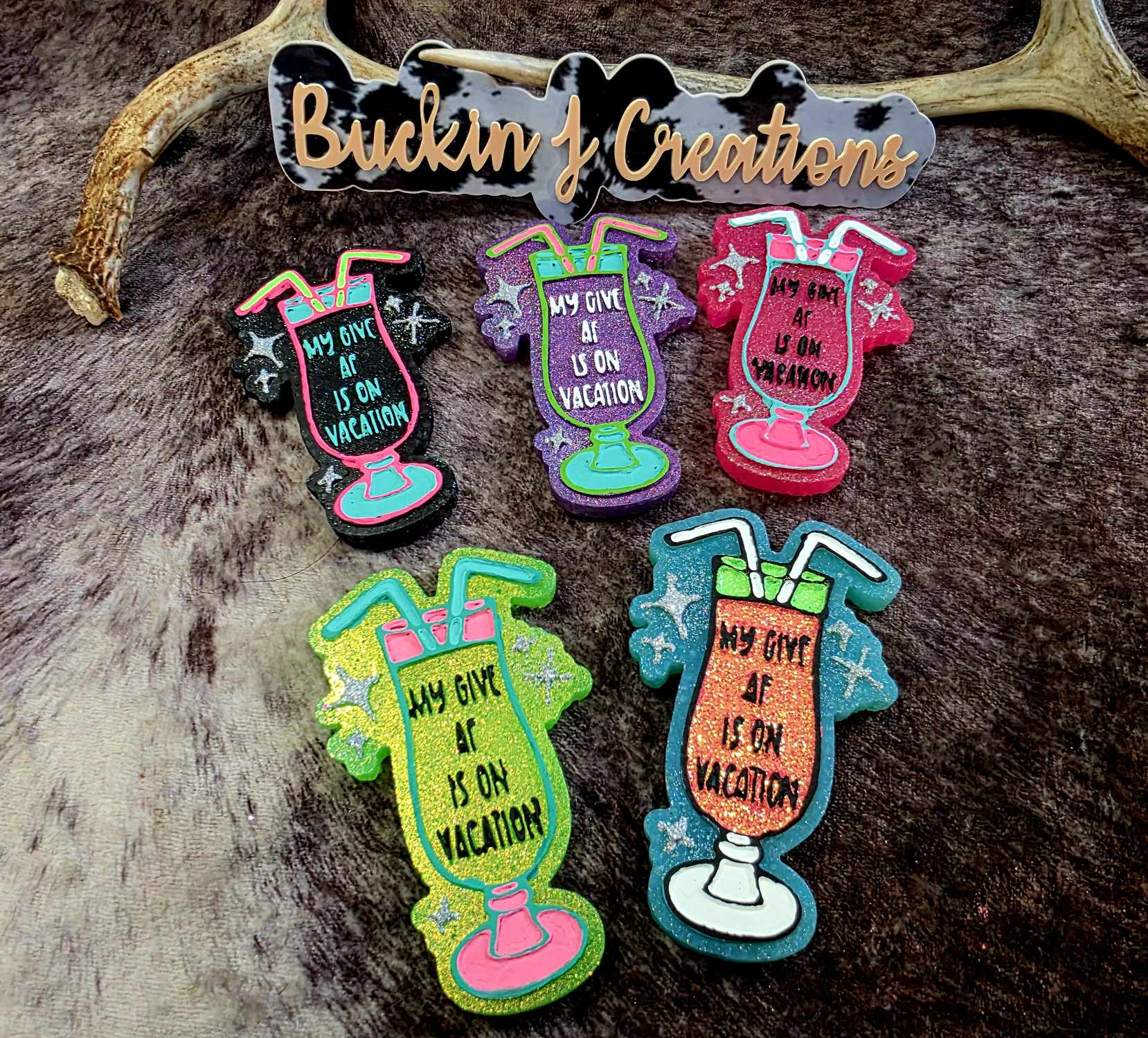 My Give AF is On Vacation Silicone Freshie Mold RRMC Exclusive - Red River Mold Co