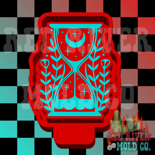 Mystical Hourglass Silicone Freshie Mold - Red River Mold Co