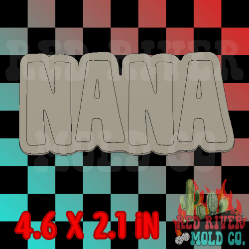 Nana Silicone Freshie Mold - Red River Mold Co