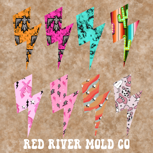 Natollie's Creation's Lightning Bolt cardstock grab bag - Red River Mold Co
